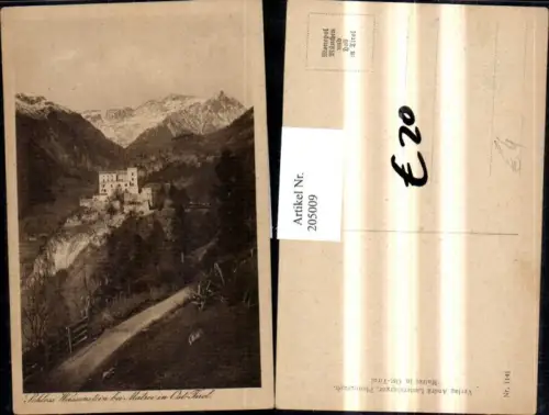 205009,Schloss Weissenstein b. Matrei in Osttirol