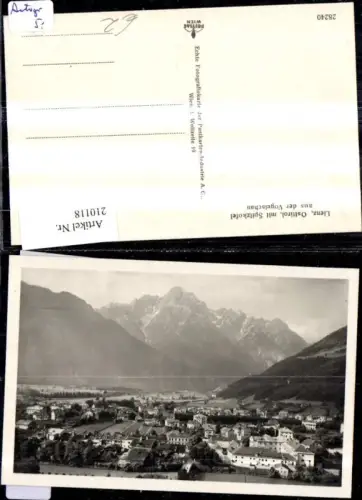 210118,Foto Ak Lienz m. Spitzkofel a. d. Vogelschau
