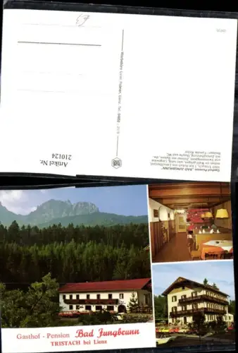 210124,Tristach b. Lienz Gasthof Pension Bad Jungbrunnen Mehrbild Ak