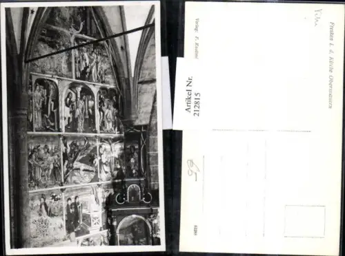 212815,Fresken i. d. Kirche Obermauern