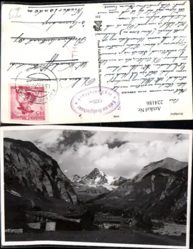 224186,Kals a. Großglockner m. Ködnitzkees v. Ködnitz-Tal Bergkulisse