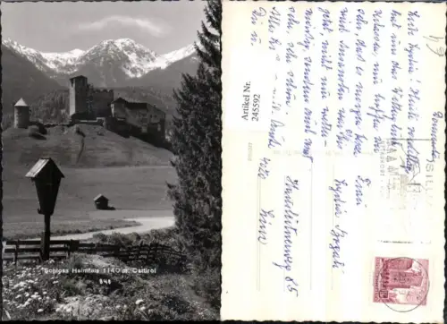 245592,Schloss Heimfels in Osttirol Wegkreuz