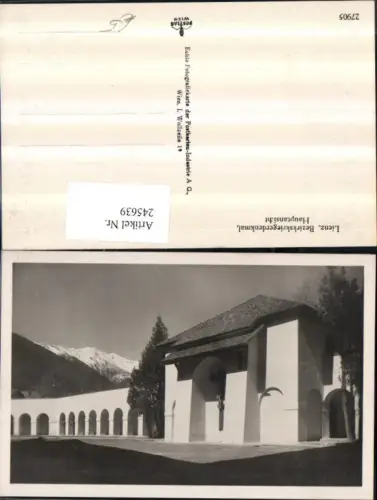 245639,Lienz Bezirkskriegerdenkmal Hauptansicht