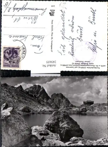 245655,Karlsbaderhütte u. Laserzsee m. Kl. u. Gr. Gamswiesenspitze u. Bloßkofel b. Lienz