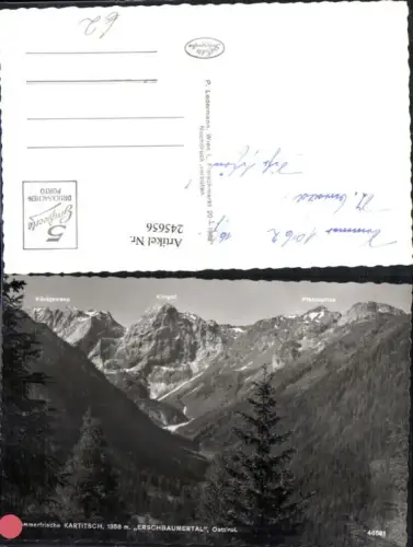 245656,Kartitsch in Osttirol Erschbaumertal Bergkulisse Königswand Kinigat u. Pfannspitze