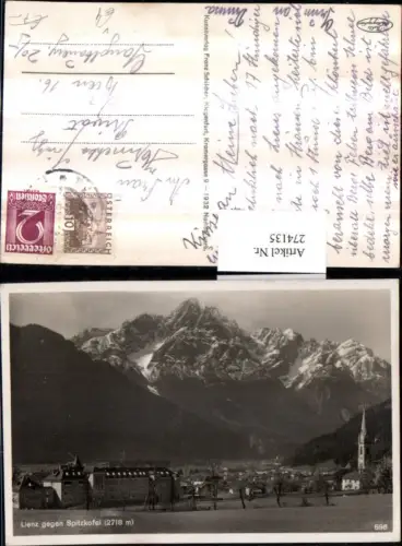 274135,Lienz Totale geg. Spitzkofel Bergkulisse pub Franz Schilcher 696