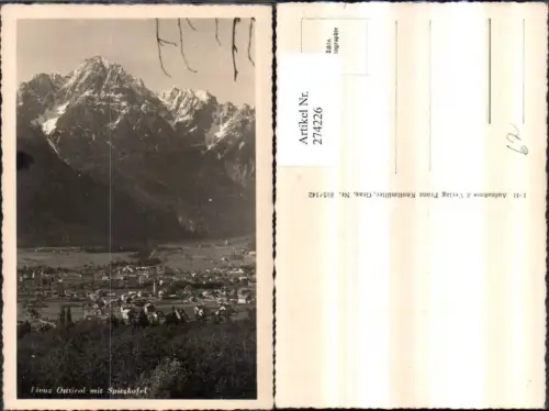 274226,Lienz Totale m. Spitzkofel Bergkulisse