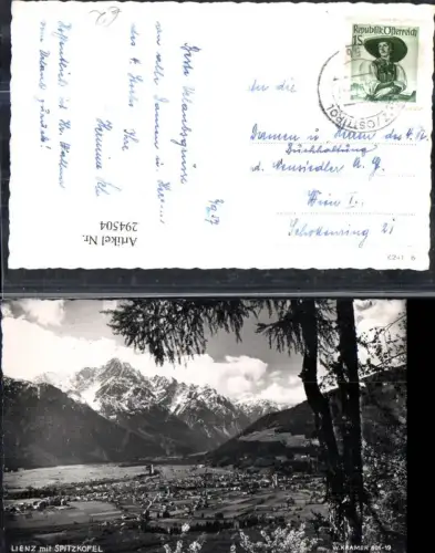 294504,Lienz Totale m. Spitzkofel Bergkulisse