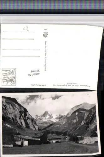 327898,Großglockner m. Ködnitzkees vom Ködnitz-Tal b. Kals Bergkulisse