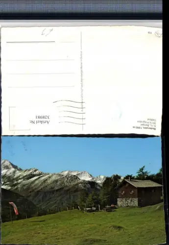 328981,Bodenalm b. Prägraten Berghütte Bergkulisse