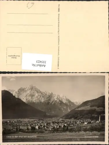 335423,Lienz Totale m. Spitzkofel Bergkulisse