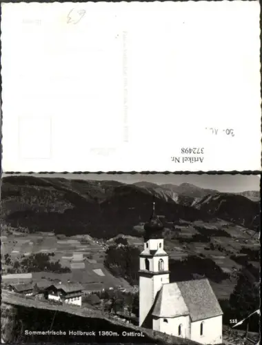 372498,Hollbruck in Osttirol Kirche Bergkulisse