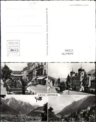 372504,Lienz Totale Schloss Bruck Rathaus Mehrbildkarte