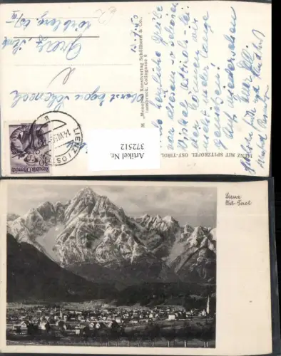 372512,Lienz Totale m. Spitzkofel Bergkulisse