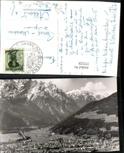 372528,Lienz Totale m. Dolomiten Bergkulisse