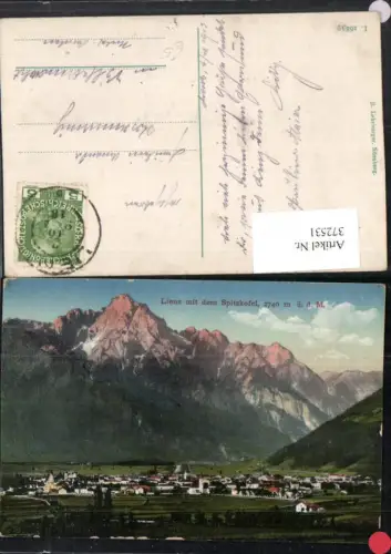 372531,Lienz Totale m. Spitzkofel Bergkulisse