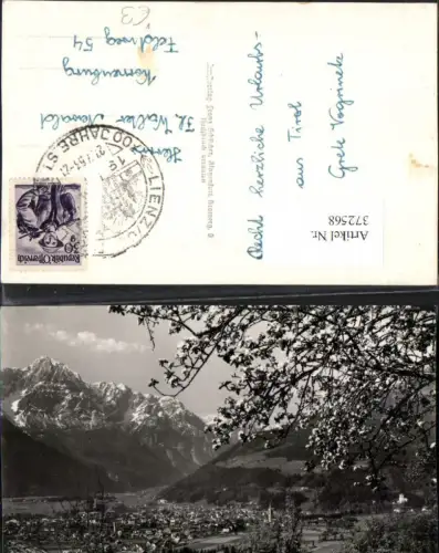 372568,Lienz Totale Bergkulisse Baumblüte pub Franz Schilcher 690