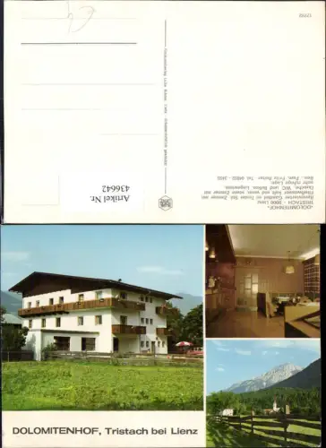 436642,Tristach b. Lienz Dolomitenhof Gasthof Mehrbildkarte
