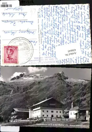 436645,Tauernhaus b. Matrei in Osttirol Bergkulisse