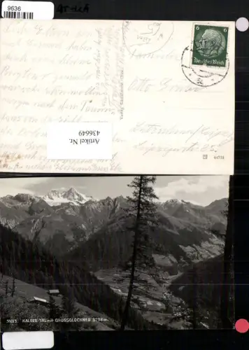 436649,Kalser Tal b. Kals m. Großglockner Bergkulisse