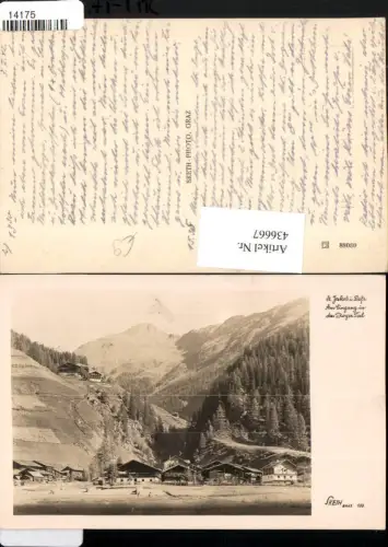 436667,St. Jakob im Defereggental Eingang in das Troyer Tal Bergkulisse pub Sketh 133