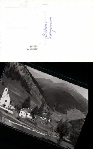 450368,Kalkstein b. Innervillgraten Kirche Bergkulisse