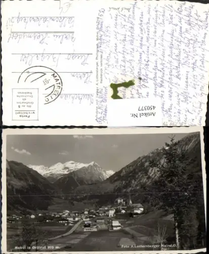 450377,Matrei in Osttirol Totale Bergkulisse