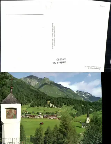 454645,Kals Großdorf Totale Bildstock Bergkulisse