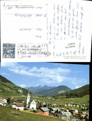 454657,Sillian in Osttirol Totale geg. Lienzer Dolomiten Bergkulisse