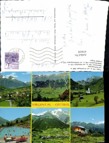 454658,Virgen Obermauern Mitteldorf Totale Freibad Mehrbildkarte