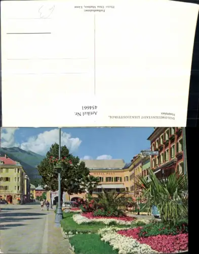 454661,Lienz Hauptplatz Hotel Post u. Traube Straßenansicht