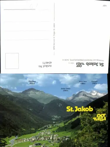 454671,St. Jakob in Osttirol Totale Bergkulisse