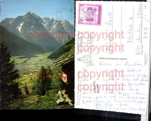 471789,Lienz Totale m. Spitzkofel Bergkulisse