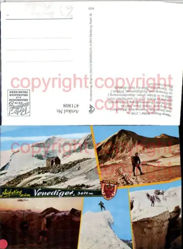 471808,Neue Prager Hütte Berghütte b. Matrei Bergsteiger Mehrbildkarte pub Cosy