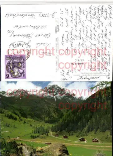 471817,Villgratental b. Matrei in Osttirol Unterstaller Alm Bergkulisse