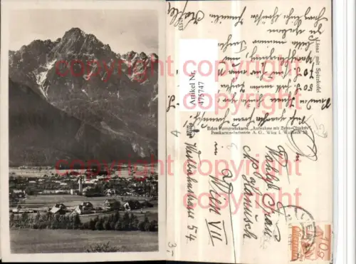 475747,Lienz Totale m. Spitzkofel Bergkulisse