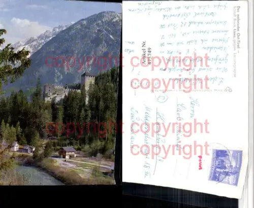 475749,Lienz Schloss Bruck geg. Laserzgruppe Bergkulisse