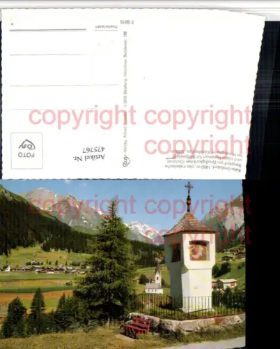 475767,Kals Großdorf am Großglockner Bildstock Bergkulisse