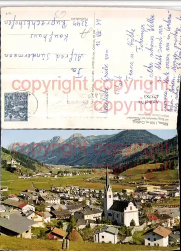 475783,Sillian in Osttirol Totale m. Burg Heimfels Bergkulisse