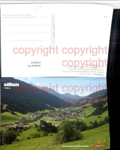 475814,Sillian in Osttirol Totale Bergkulisse