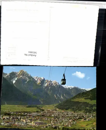 505991,Lienz Totale Zettersfeld-Seilbahn m. Spitzkofel Bergkulisse