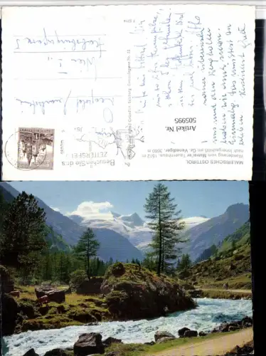 505995,Wanderweg vom Matreier Tauernhaus b. Matrei Fluss Bergkulisse