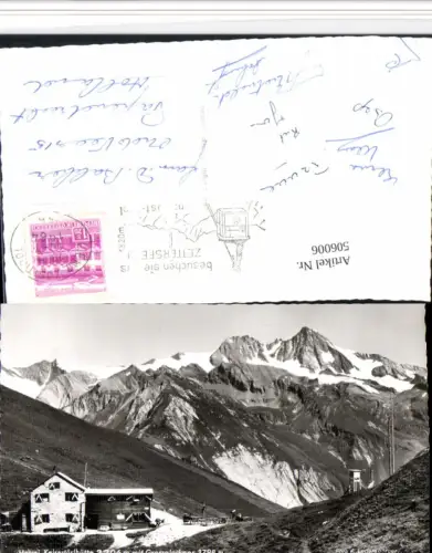 506006,Matrei Kaisertörlhütte Berghütte m. Großglockner Bergkulisse