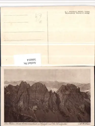 506014,Wilden Sender Eisklammscharte von d. Sandpitze b. Tristach Bergkulisse