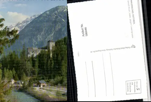 506046,Lienz Schloss Bruck geg. Laserzgruppe Bergkulisse pub Cosy