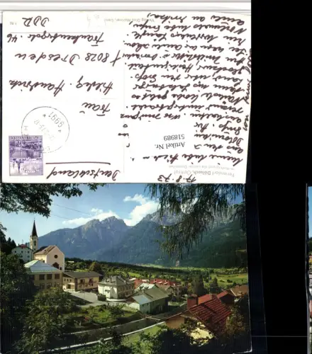 518989,Dölsach bei Lienz Teilansicht m. Lienzer Dolomiten Bergkulisse