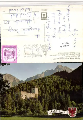 519420,Lienz Schloss Bruck m. Spitzkofel Bergkulisse