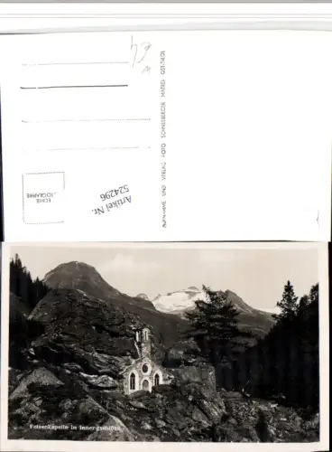 524296,Felsenkapelle Kapelle in Innergschlöß b. Matrei Bergkulisse