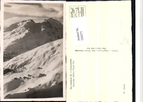 526271,Sölden Hochsölden Tirol Bez. Imst