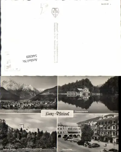 544309,Lienz Hauptplaz Schloss Bruck Tristach Tristachersee